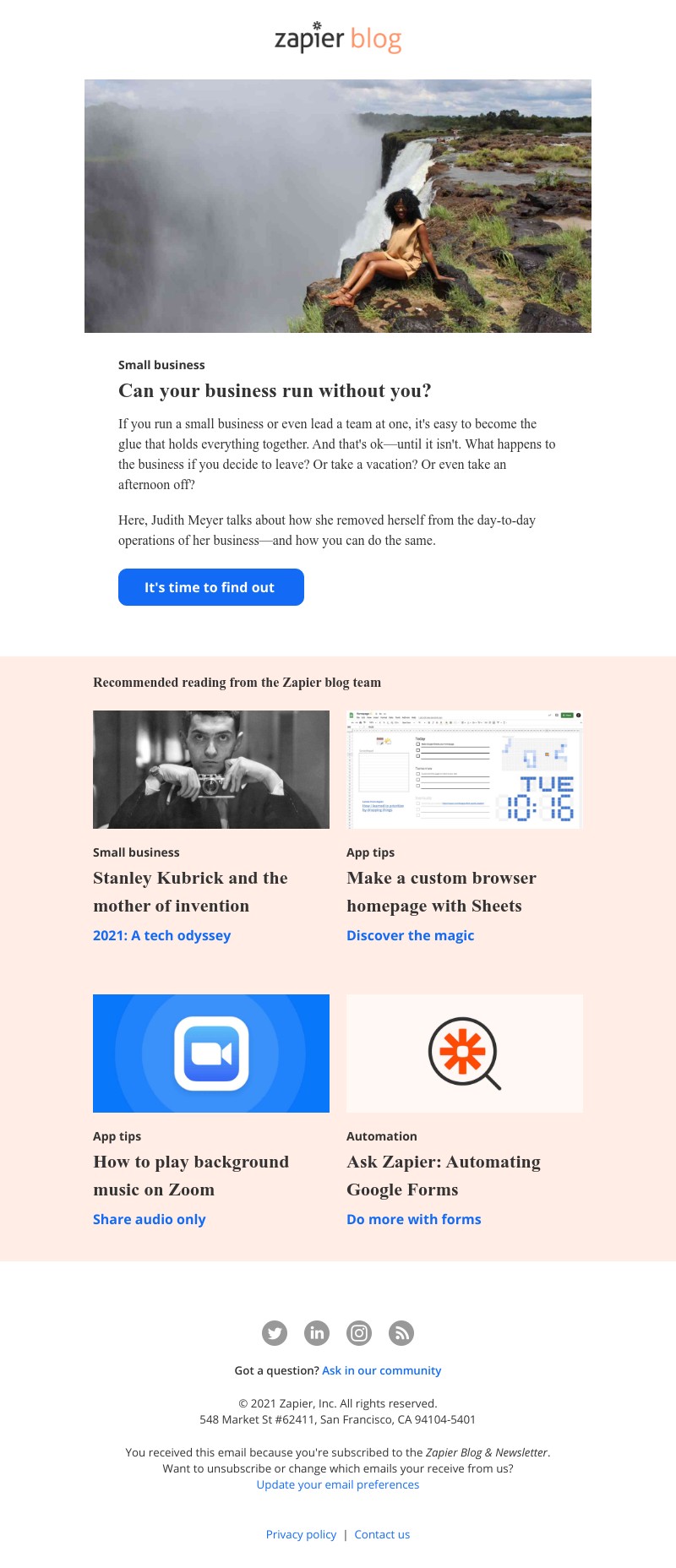 Zapier - Can your business run without you?