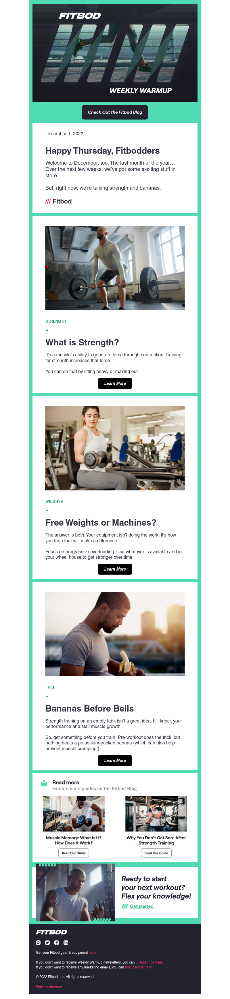Fitbod - Do you know what strength really is? [Weekly Warmup]