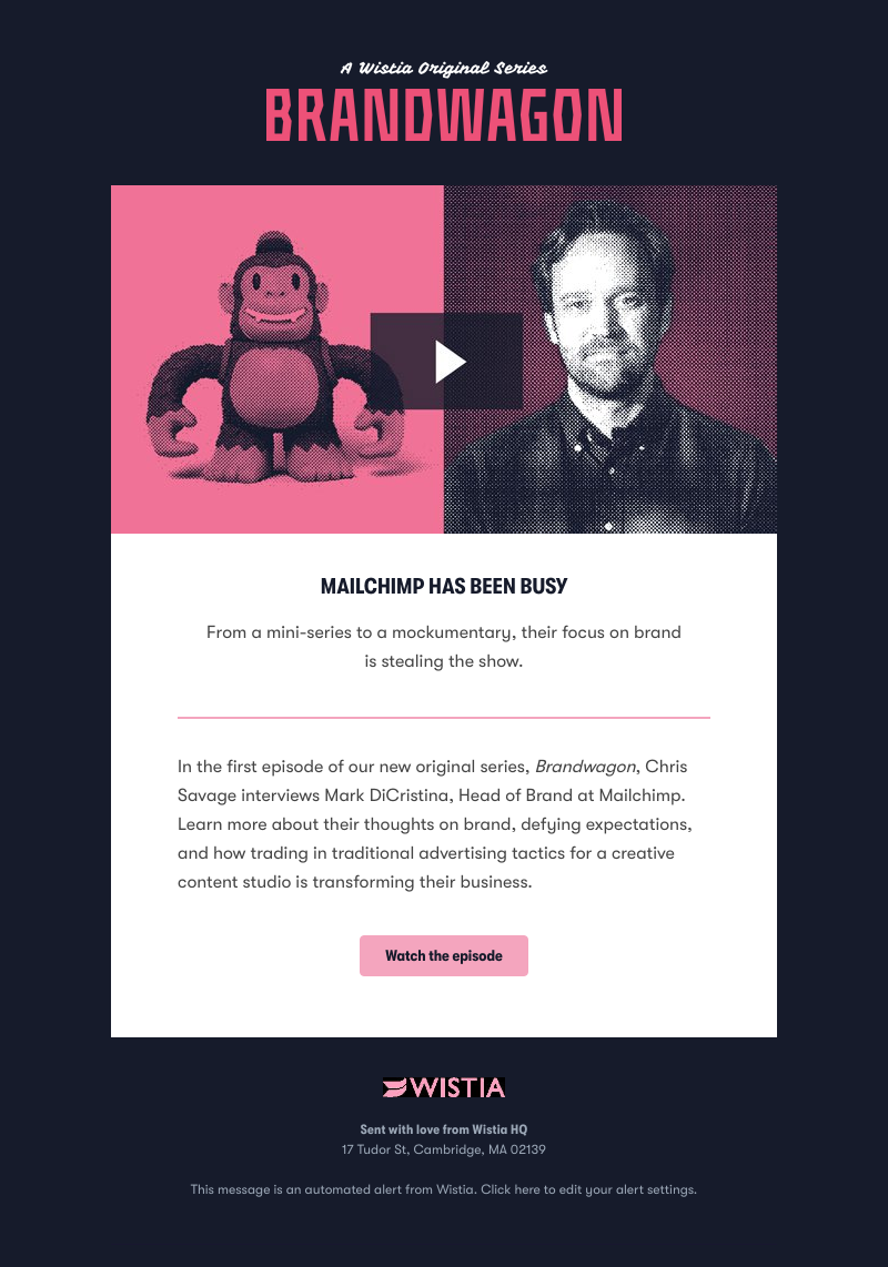 Wistia - Watch the first episode of Brandwagon 👀