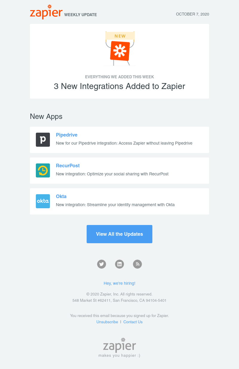 Zapier - 🚀 3 new integrations added to Zapier
