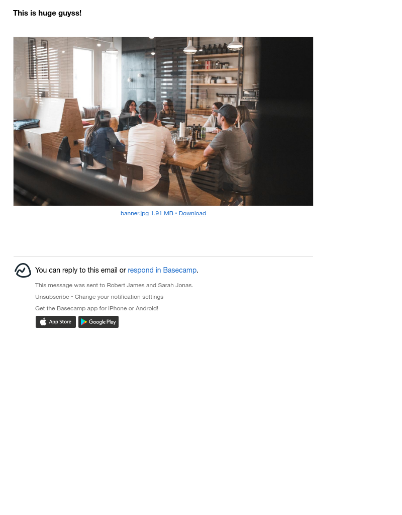 Basecamp - (UI Feed Redesign) ✨ New Funding round