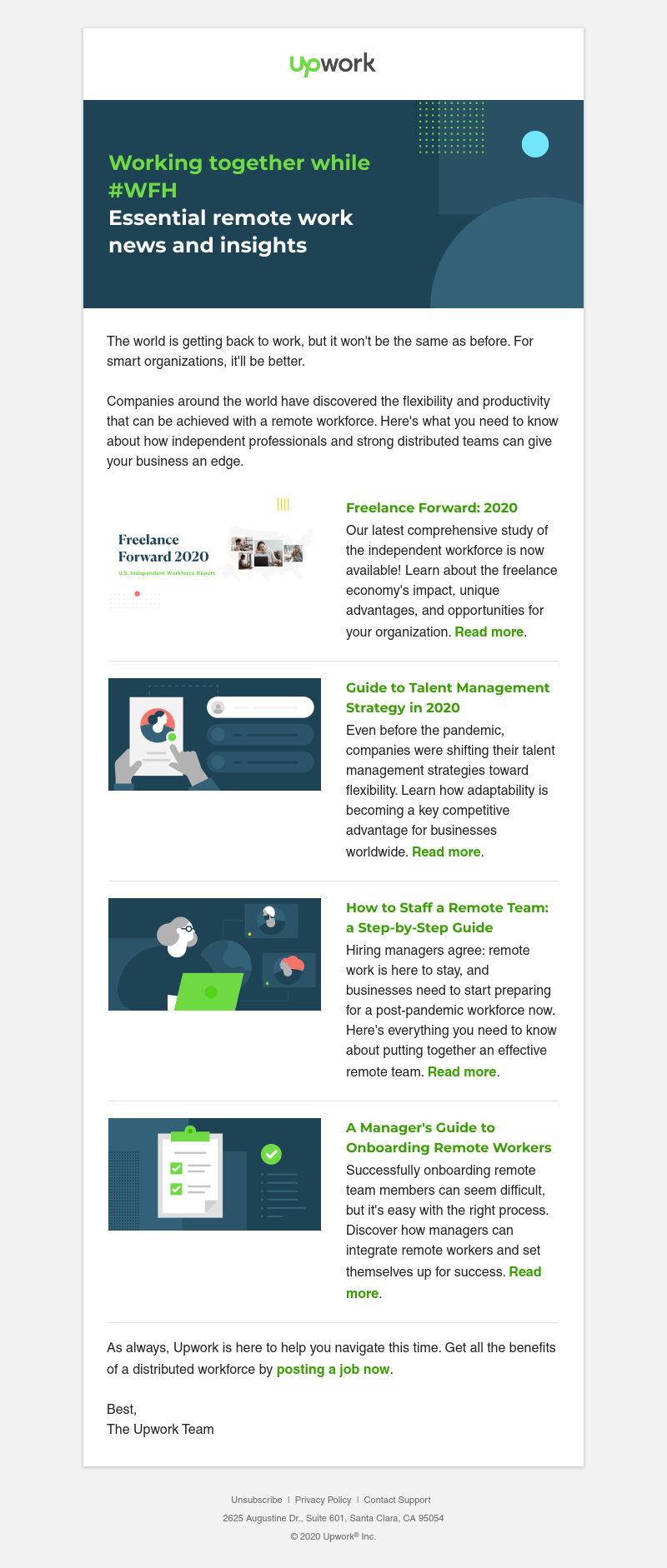 Upwork - A winning remote work strategy starts here