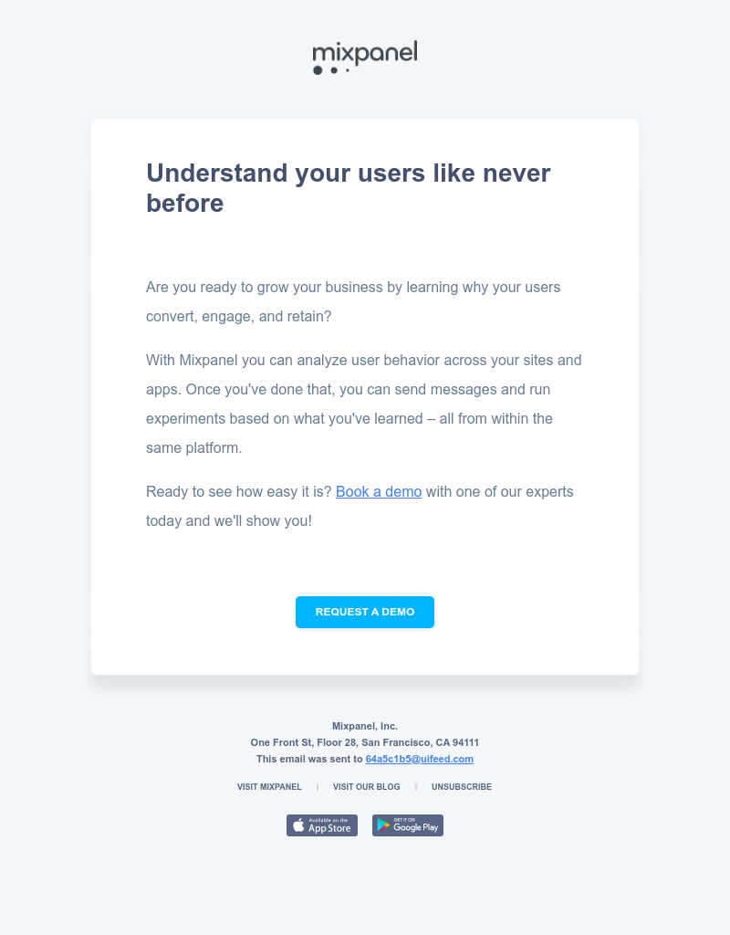 Mixpanel - Ready to understand your users like never before?