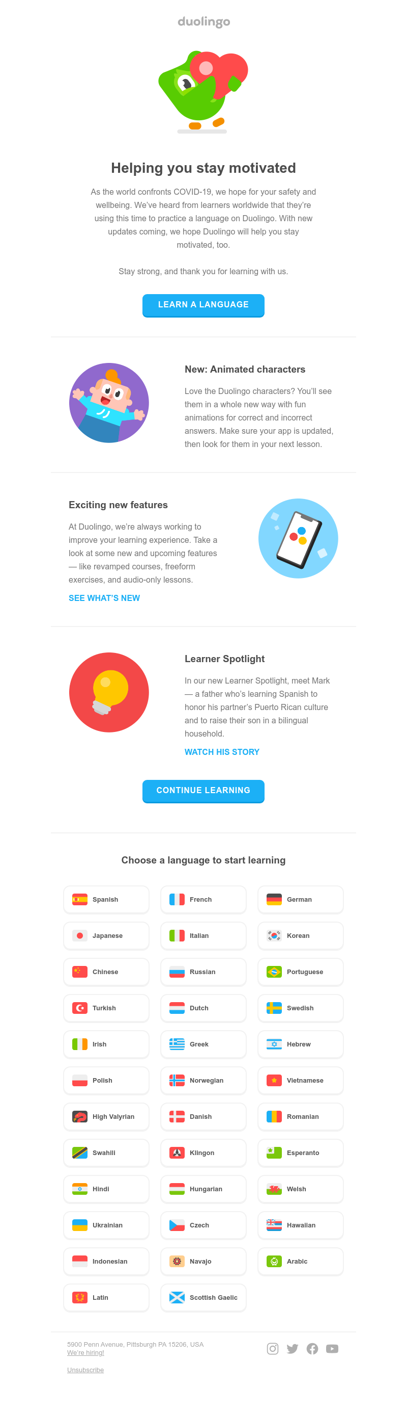 Duolingo - From Duolingo, with love