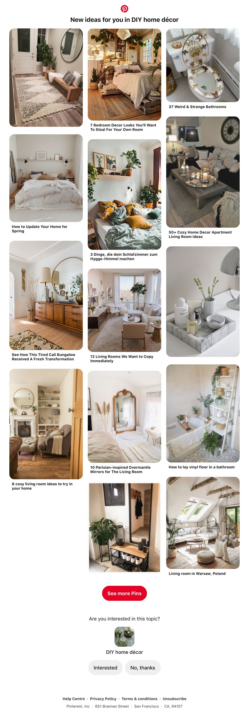 Pinterest - 🛠 14 DIY home décor Pins you might like