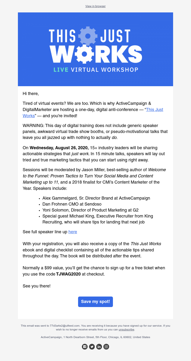  - Finally, a virtual event that JUST WORKS