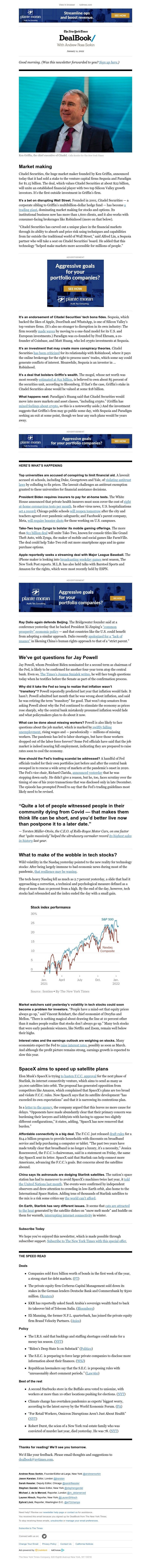 The New York Times - DealBook: Ken Griffin’s new partners