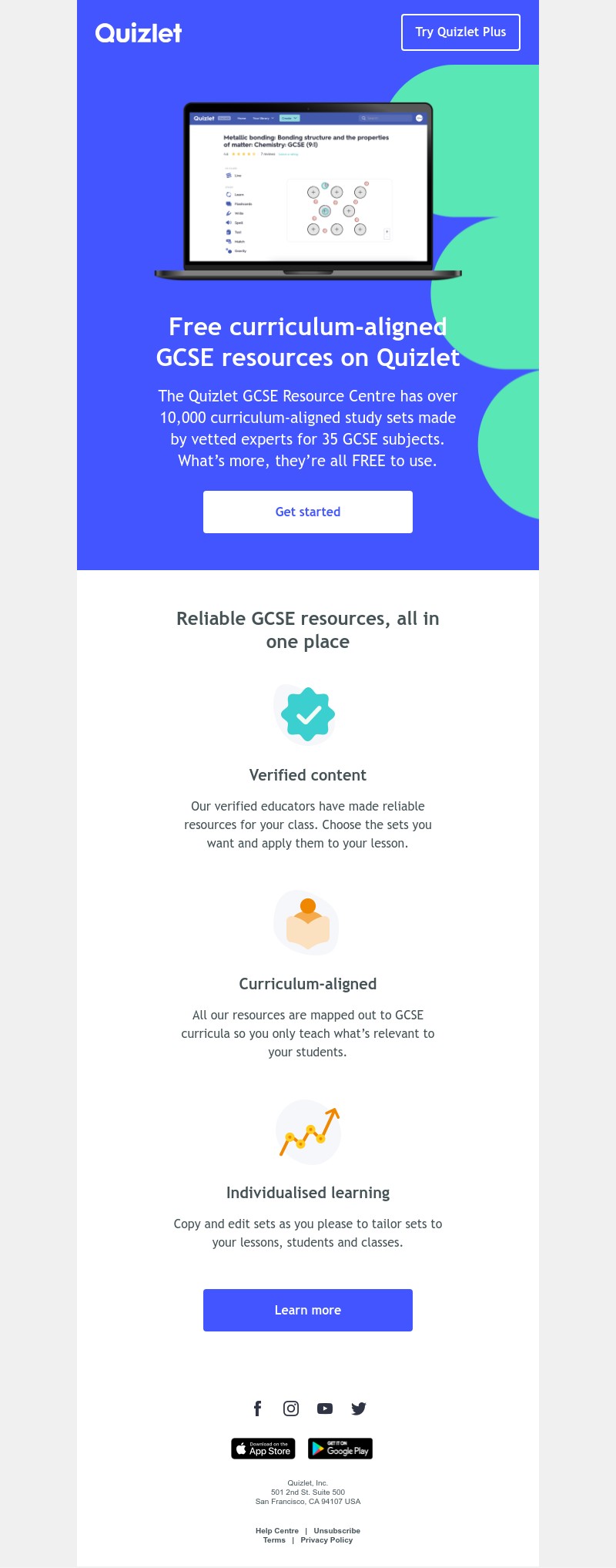 Quizlet - Teach GCSEs with ease this year