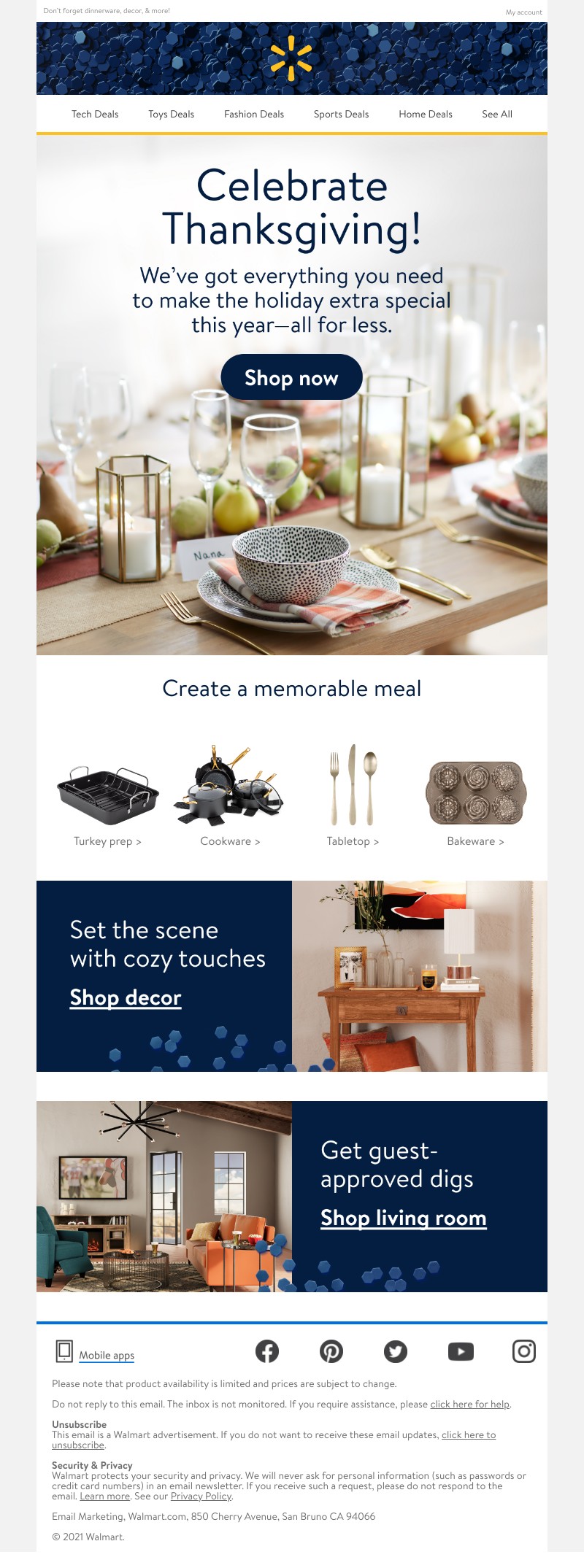Walmart - Hosting Thanksgiving this year?
