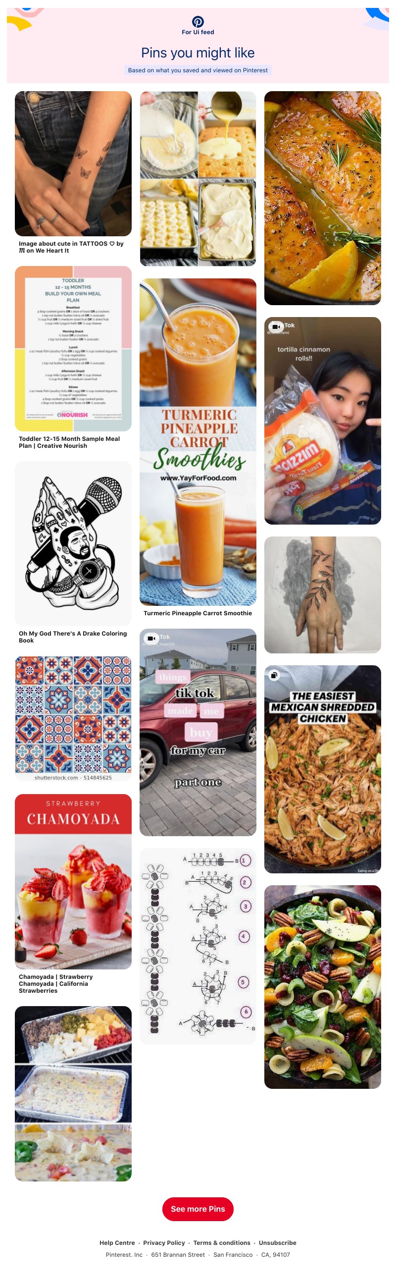 Pinterest - Hi UI Feed! We think you might like these 15 ideas