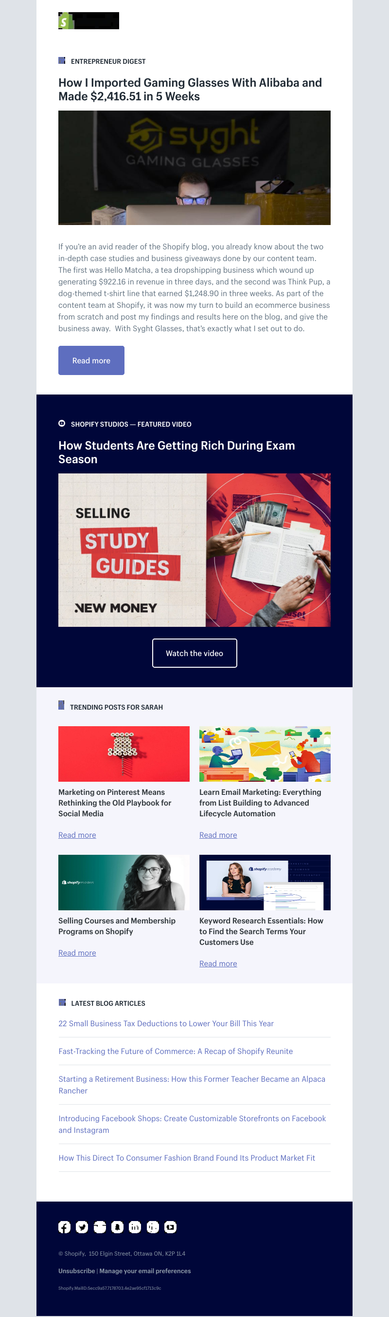 Shopify - How I Imported Gaming Glasses With Alibaba and Made $2,416.51 in 5 Weeks