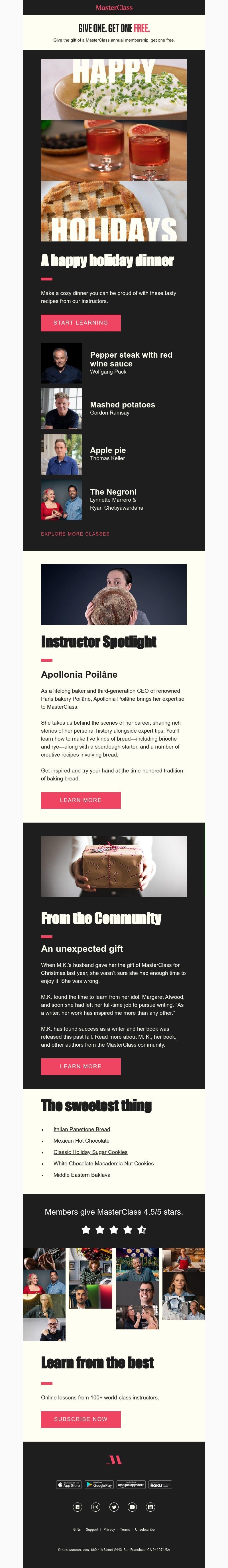  - The holidays are here