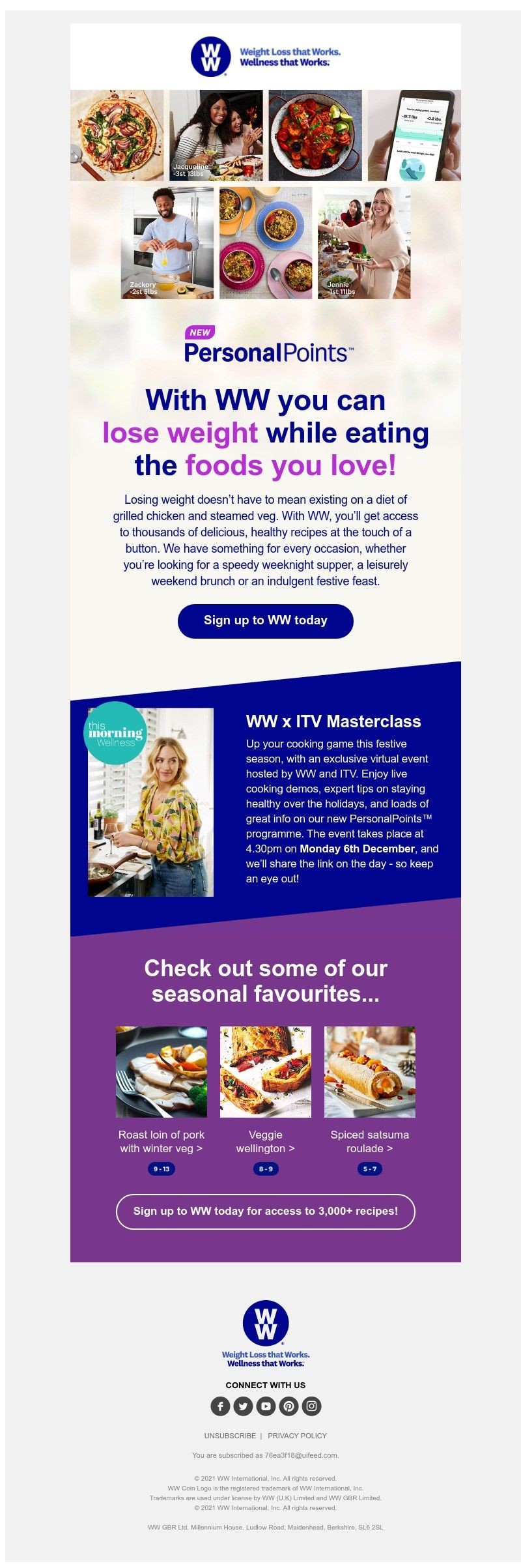 WW (Weight Watchers) - 3 fab recipes for the weekend!