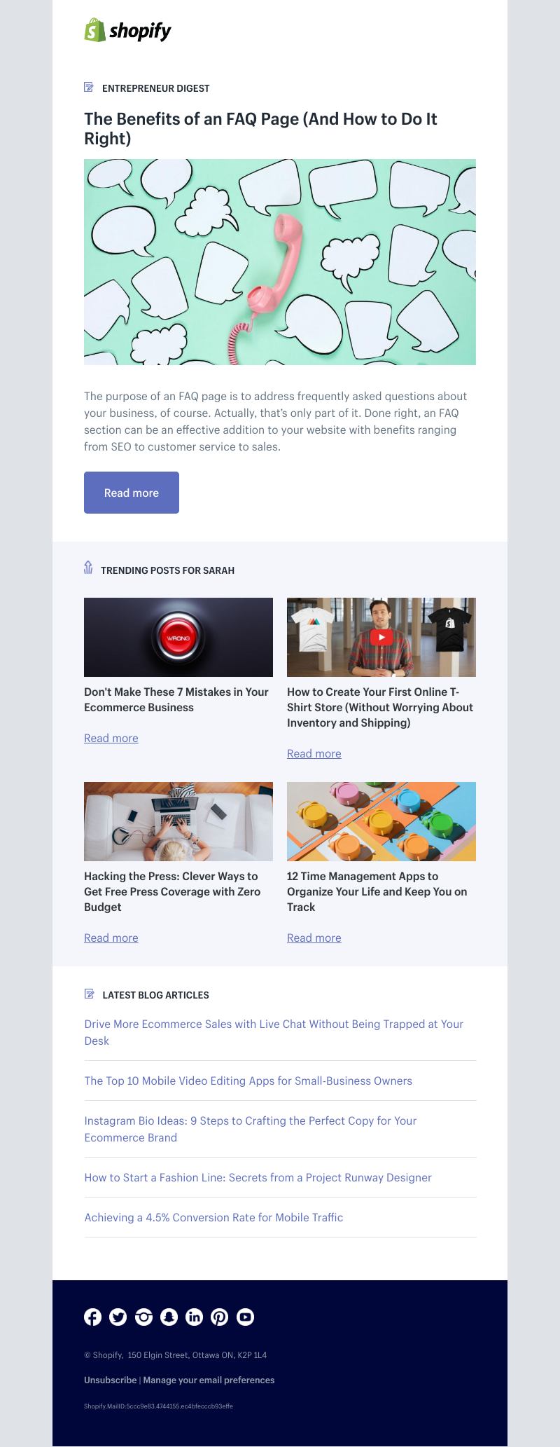 Shopify - The Benefits of an FAQ Page (And How to Do It Right)