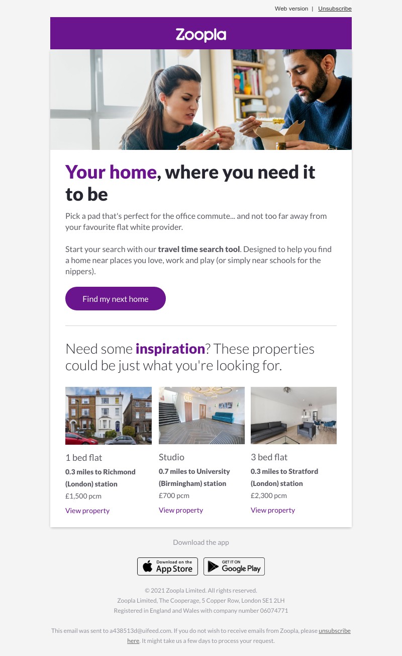 Zoopla - Your home, where you need it to be