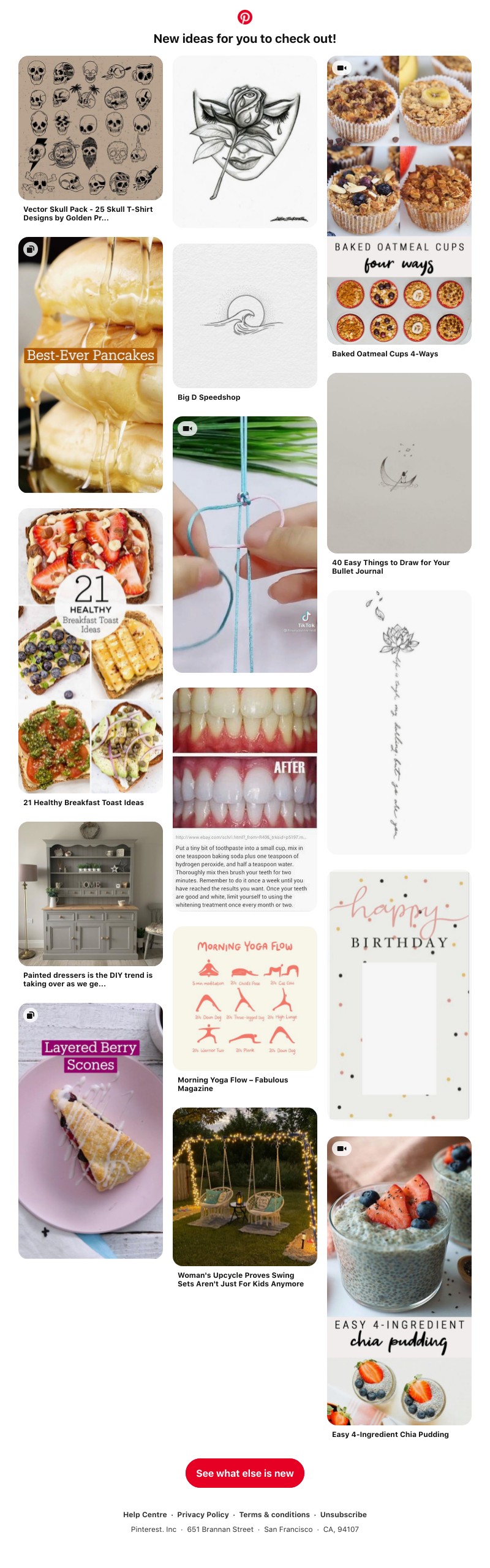 Pinterest - Hi UI Feed! Browse new ideas in your home feed!