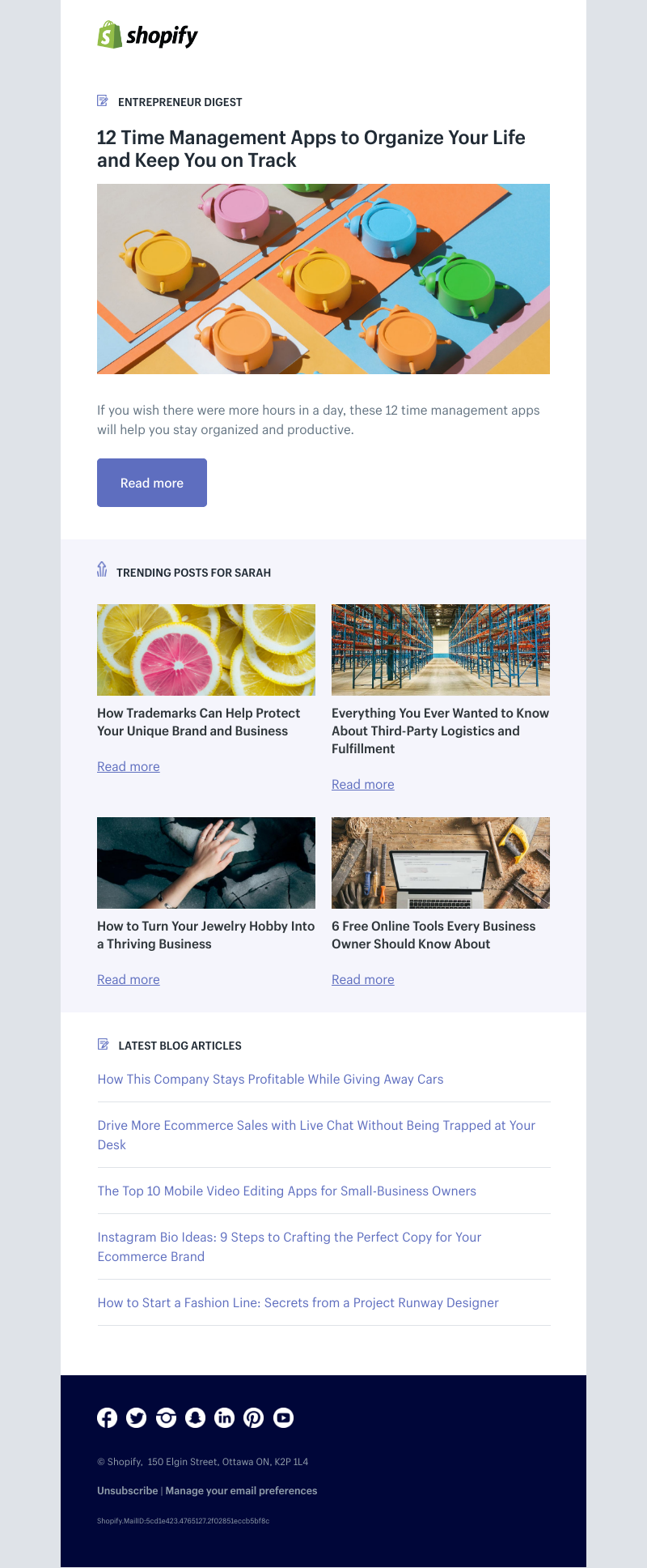 Shopify - 12 Time Management Apps to Organize Your Life and Keep You on Track