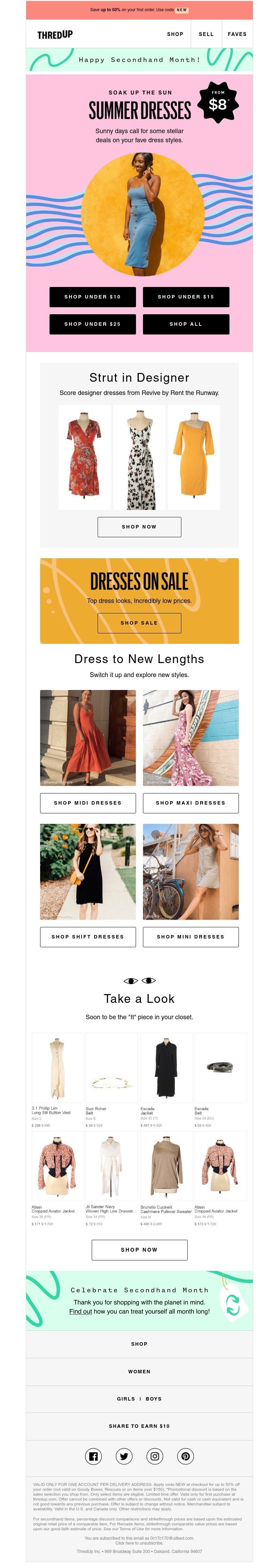 thredUP - To-do list: Shop summer dresses ✍️
