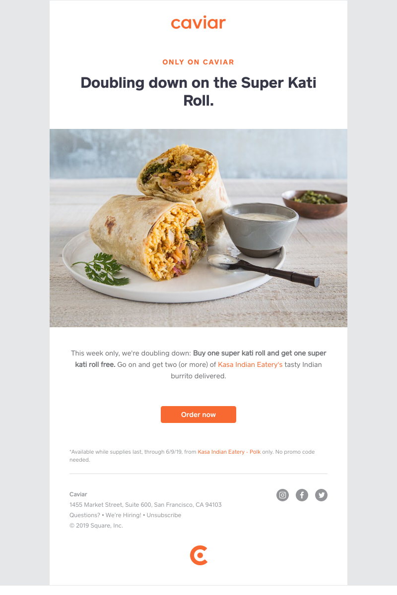  - 2-for-1 Kasa Indian Eatery (this week only!)