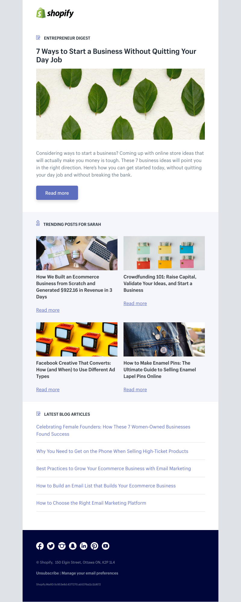 Shopify - 7 Ways to Start a Business Without Quitting Your Day Job