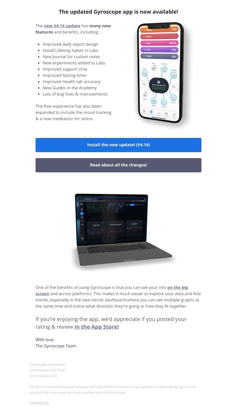 Gyroscope - New in V4.14 — Set lifelong habits, custom notes and more! 📱✨