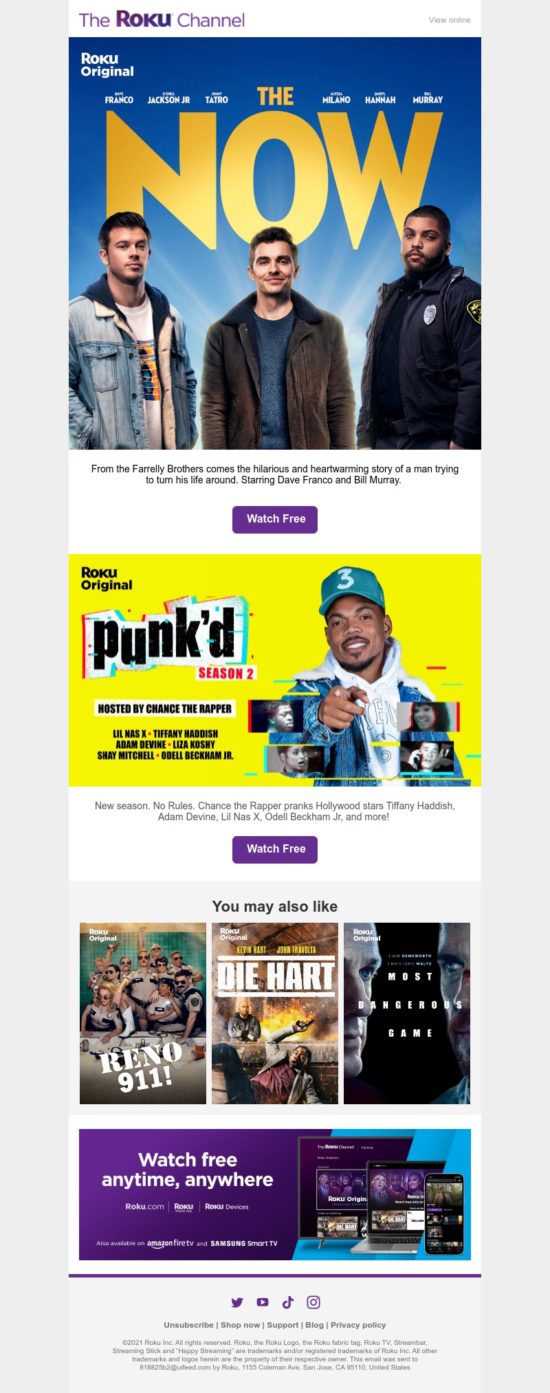 Quibi - The Now and Punk’d Season 2 premiere today!