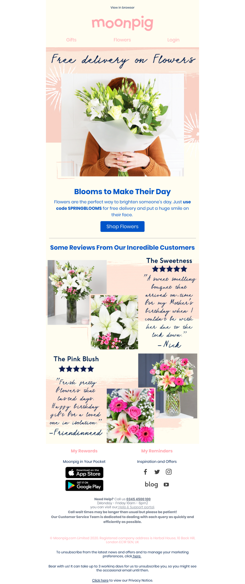 Moonpig - 🌷🌹 Make their day 🌹🌷