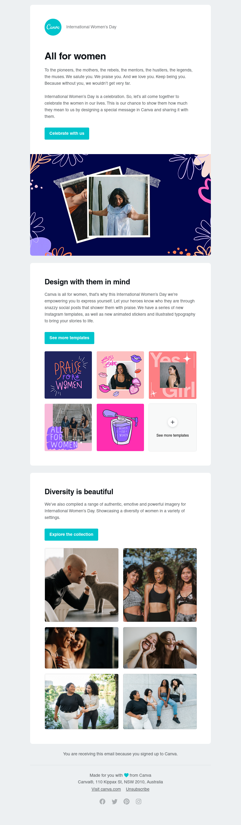 Canva - Express yourself, let your heroes know how you feel.