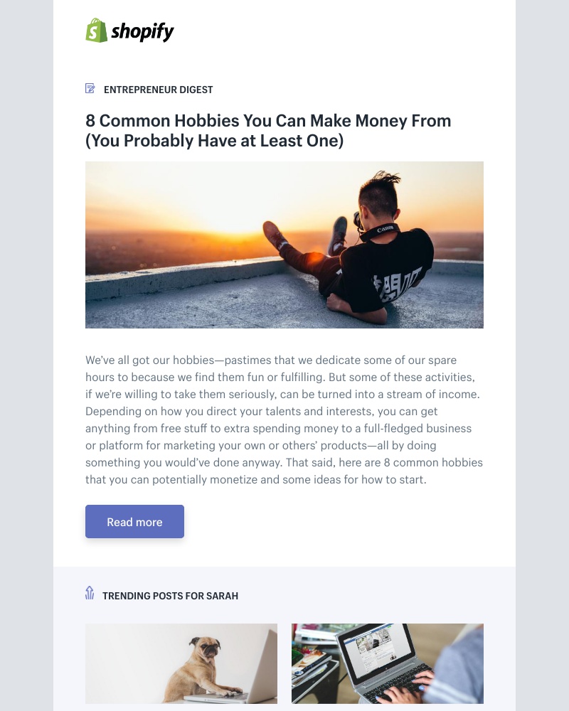 Shopify - 8 Common Hobbies You Can Make Money From (You Probably Have at Least One)