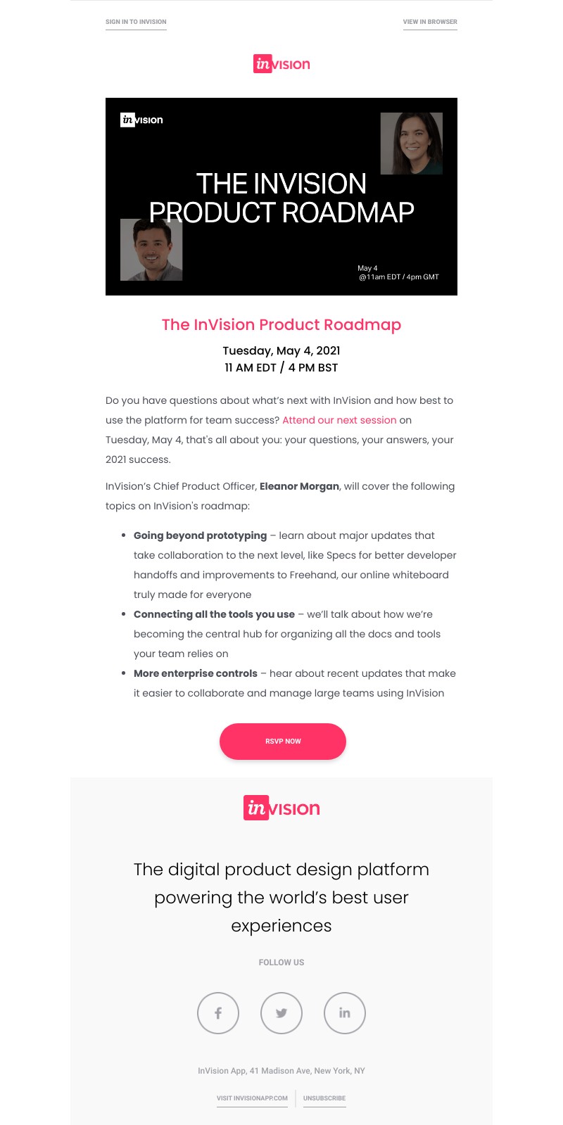 InVision - Hear the latest product updates from InVision’s CPO