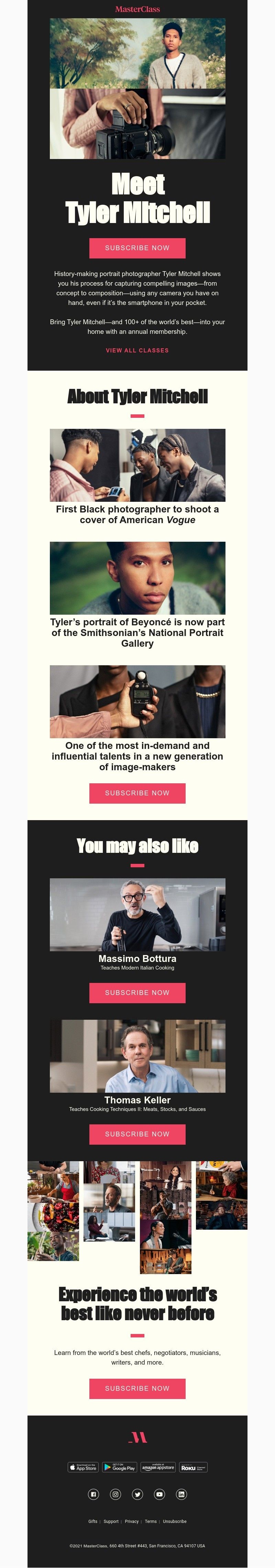  - Learn from revolutionary photographer Tyler Mitchell