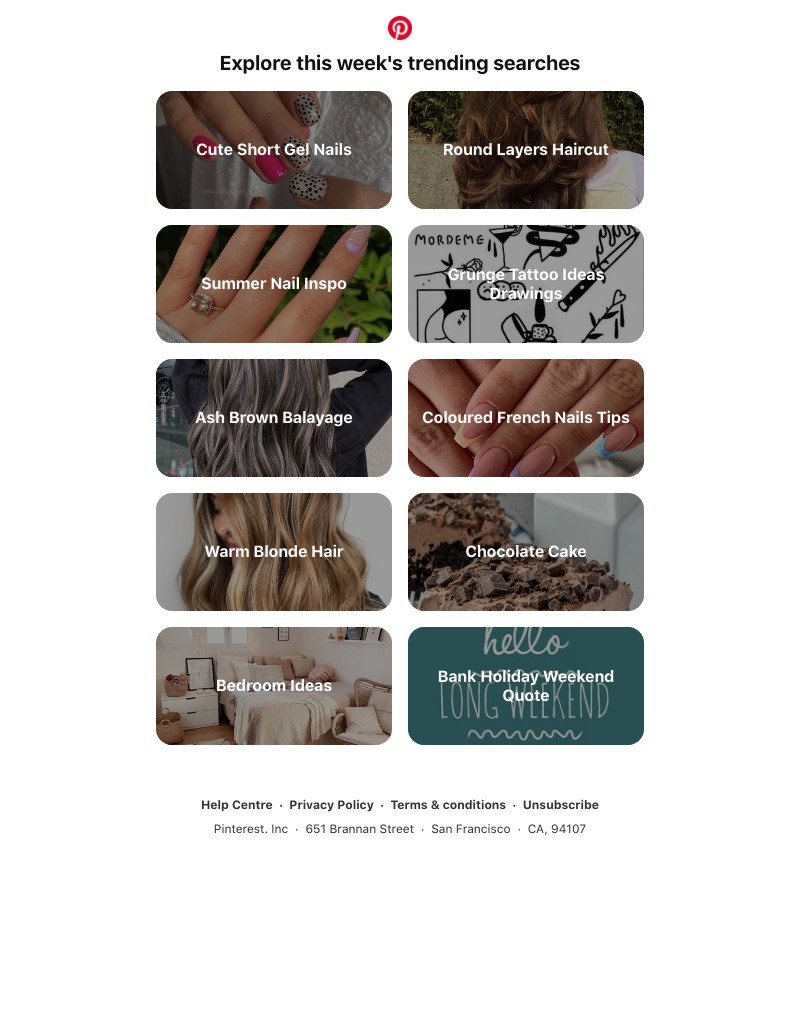 Pinterest - Hi UI Feed! 💅 Cute Short Gel Nails, Round Layers Haircut and other search trends