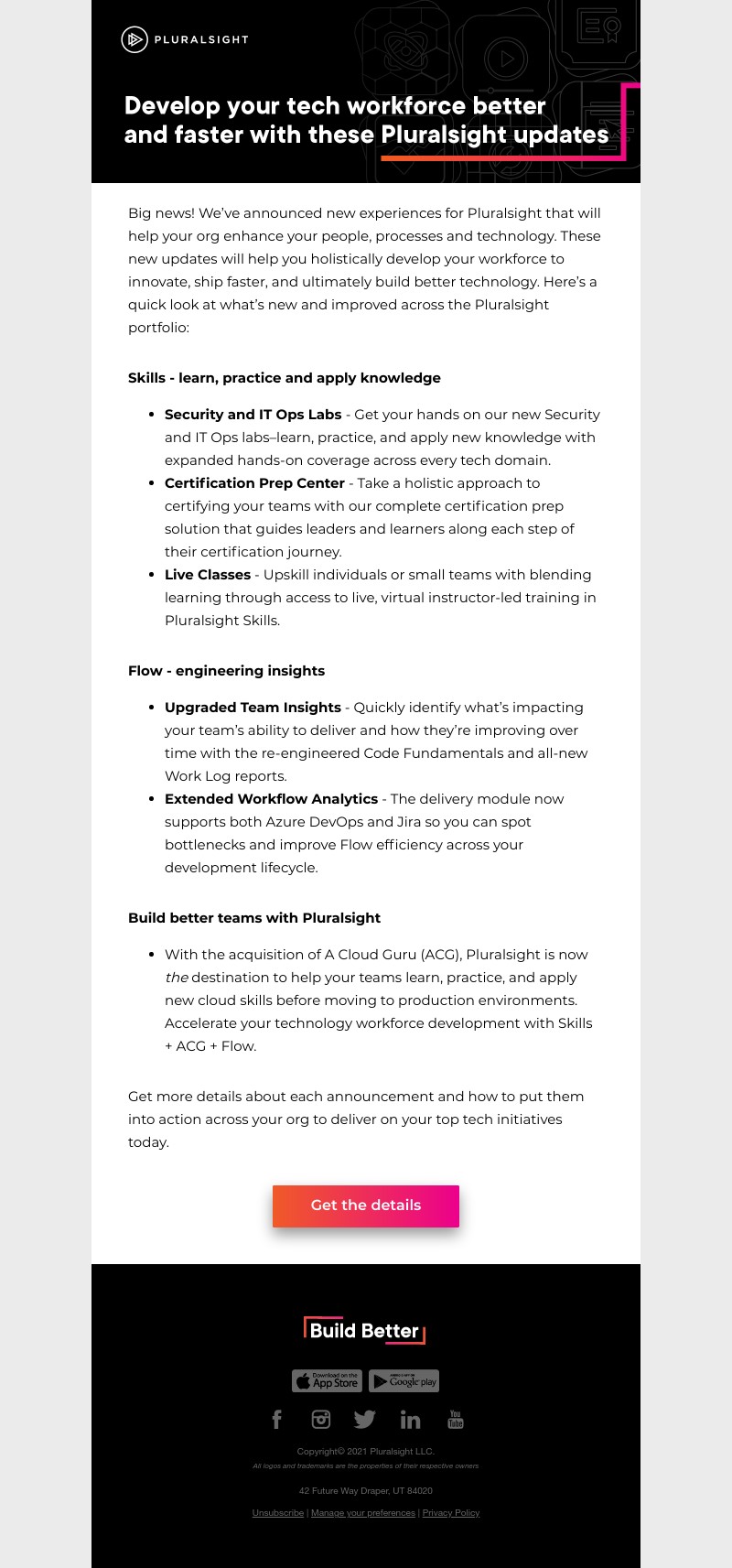 Pluralsight - We’re launching something new and exciting!