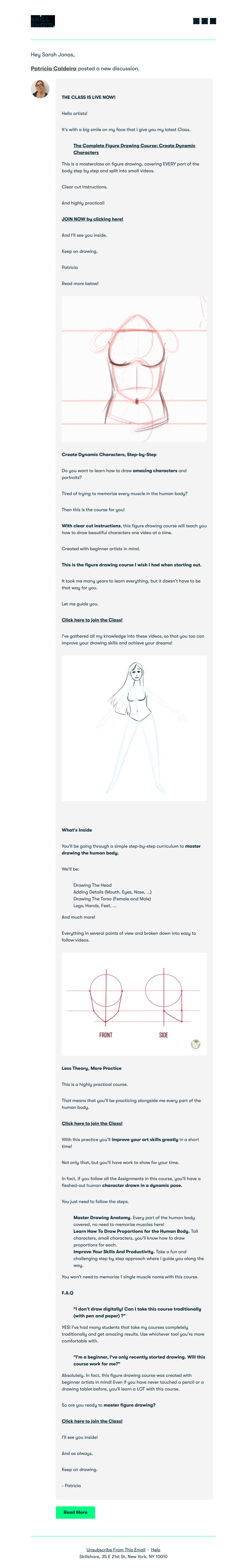 Skillshare - NEW CLASS! The Complete Figure Drawing Masterclass