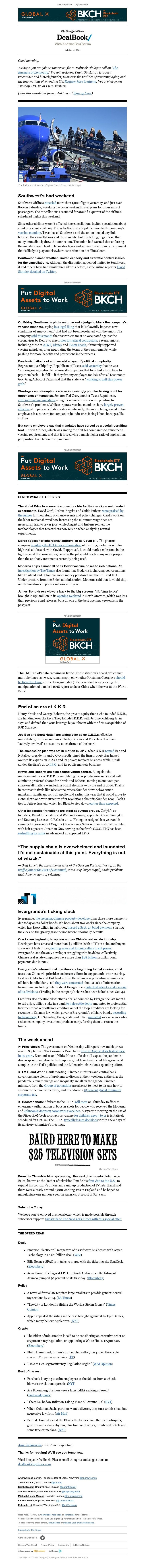 The New York Times - DealBook: Fight or flight