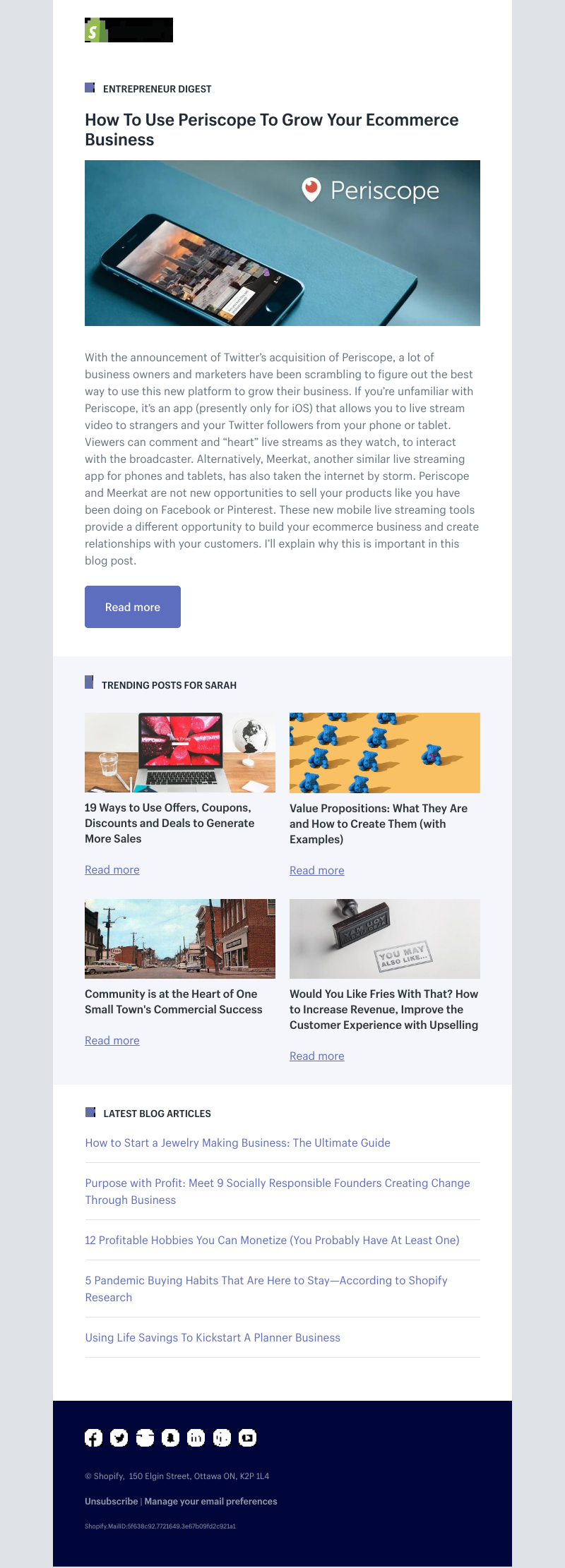 Shopify - How To Use Periscope To Grow Your Ecommerce Business