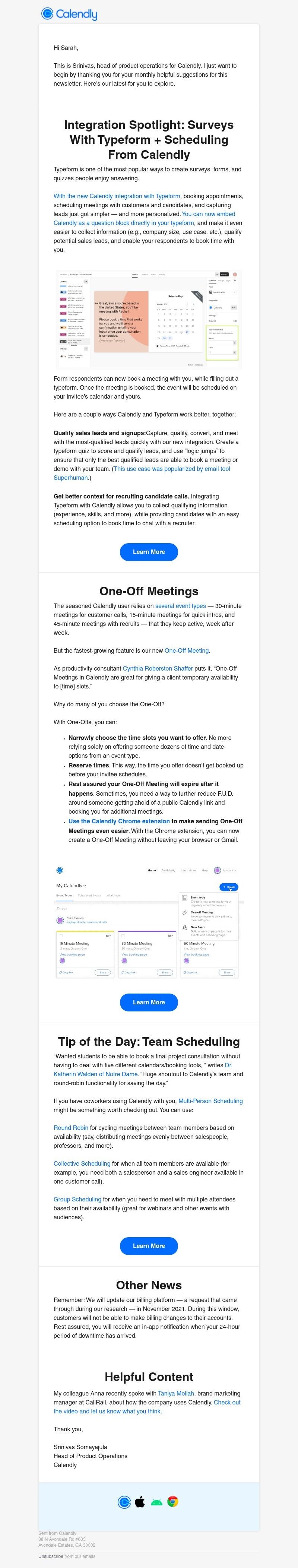 Calendly - Calendly Product Update - October 2021