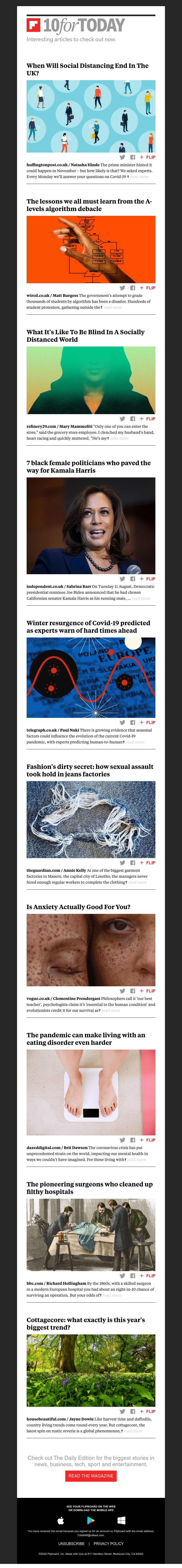 Flipboard - When will social distancing end in the UK?