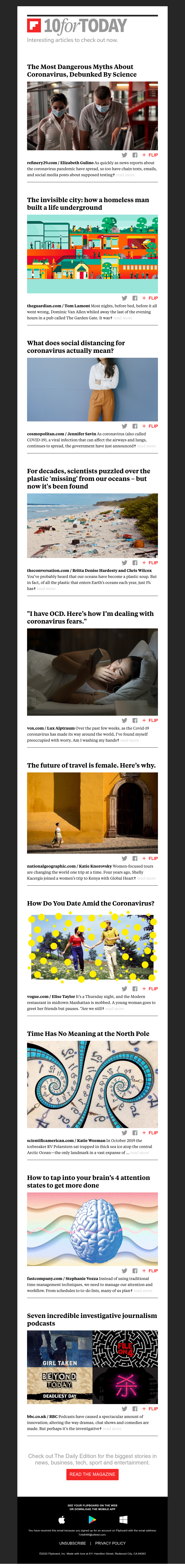 Flipboard - The most dangerous coronavirus myths, debunked by science