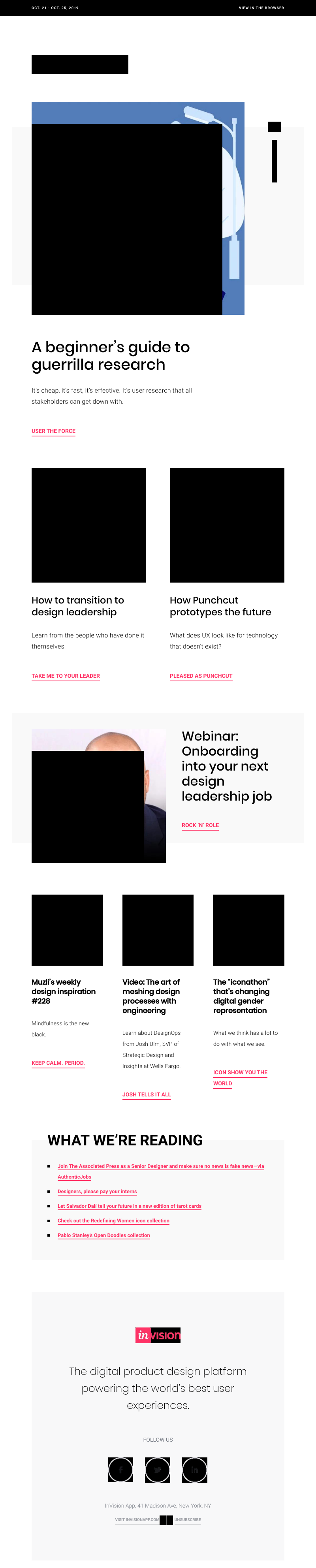 InVision - Alright stop, collaborate, and research