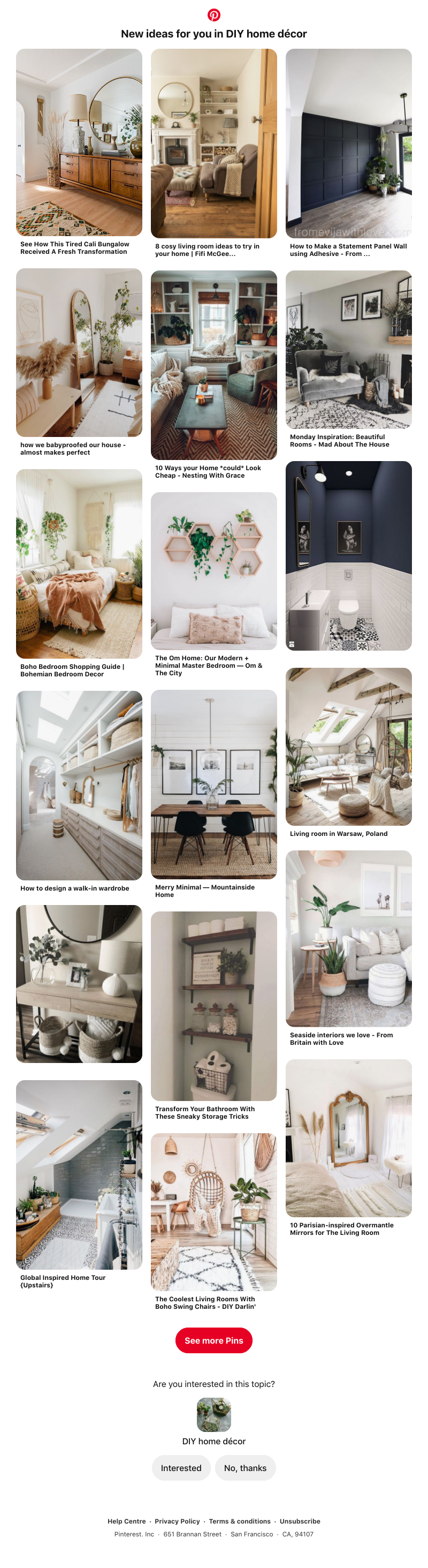 Pinterest - 🛠 18 DIY home décor Pins you might like