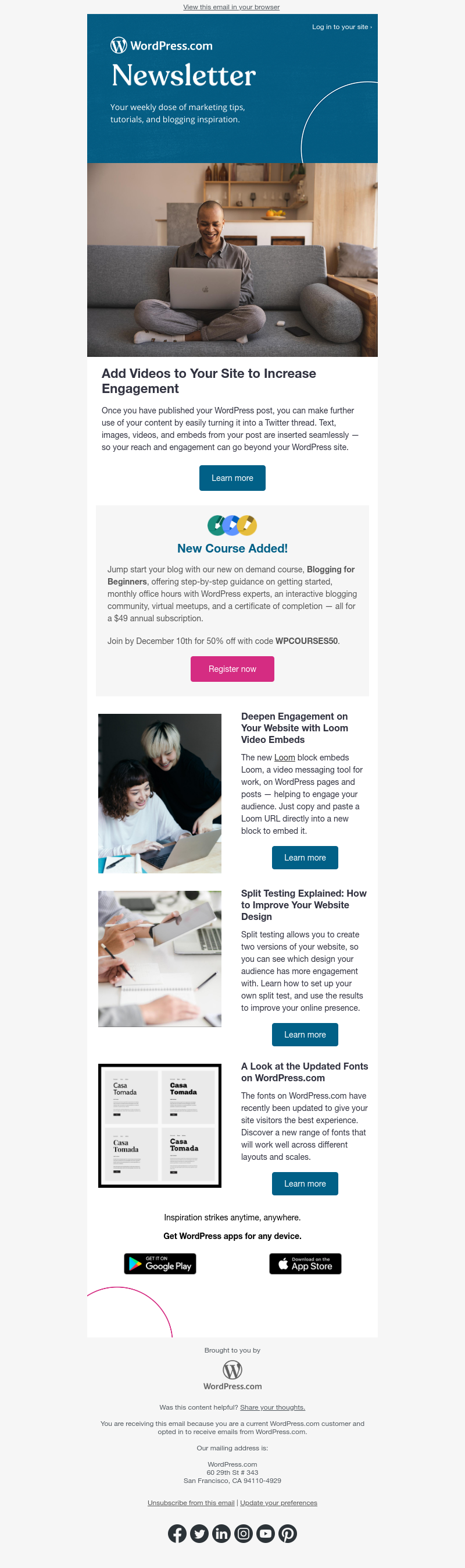 WordPress - Amplify your content, increase engagement, and grow your audience