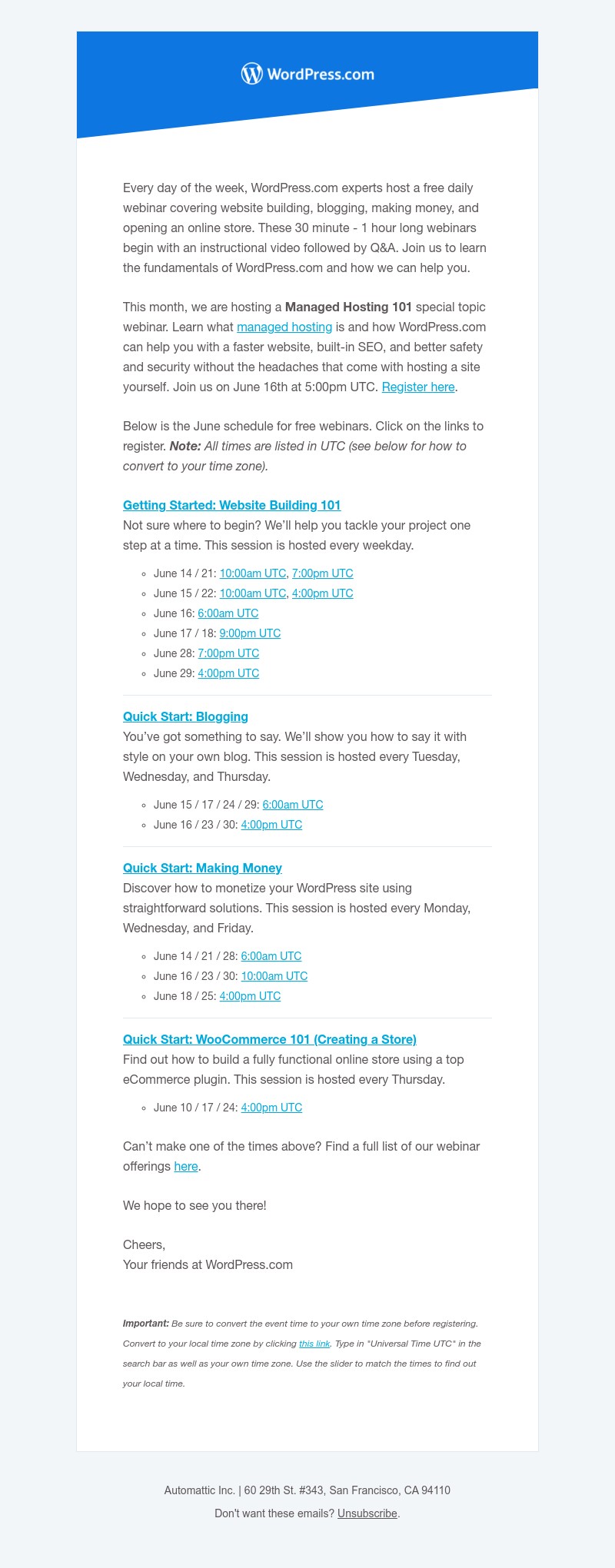 WordPress - Let us answer your questions with a free WordPress.com webinar