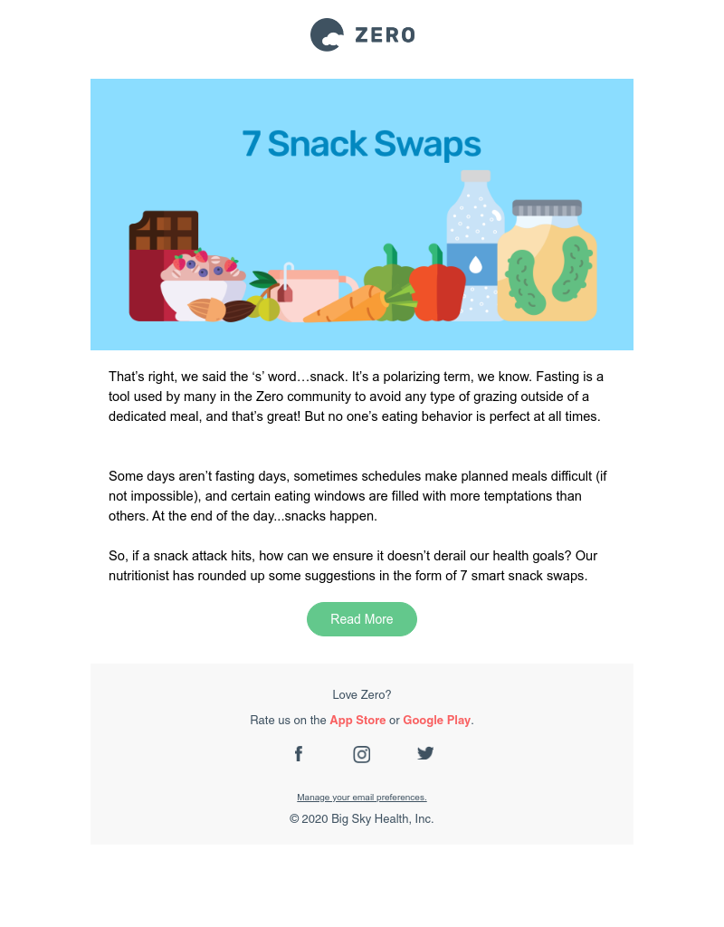 Zero - 7 Simple Swaps You Should Consider