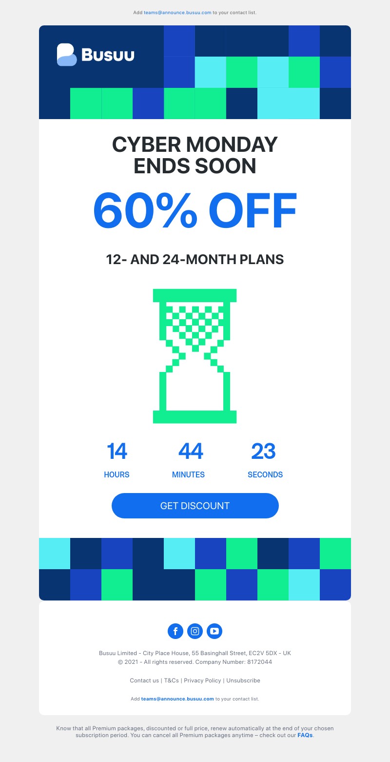 Busuu - Our biggest sale ever ends soon ⏰