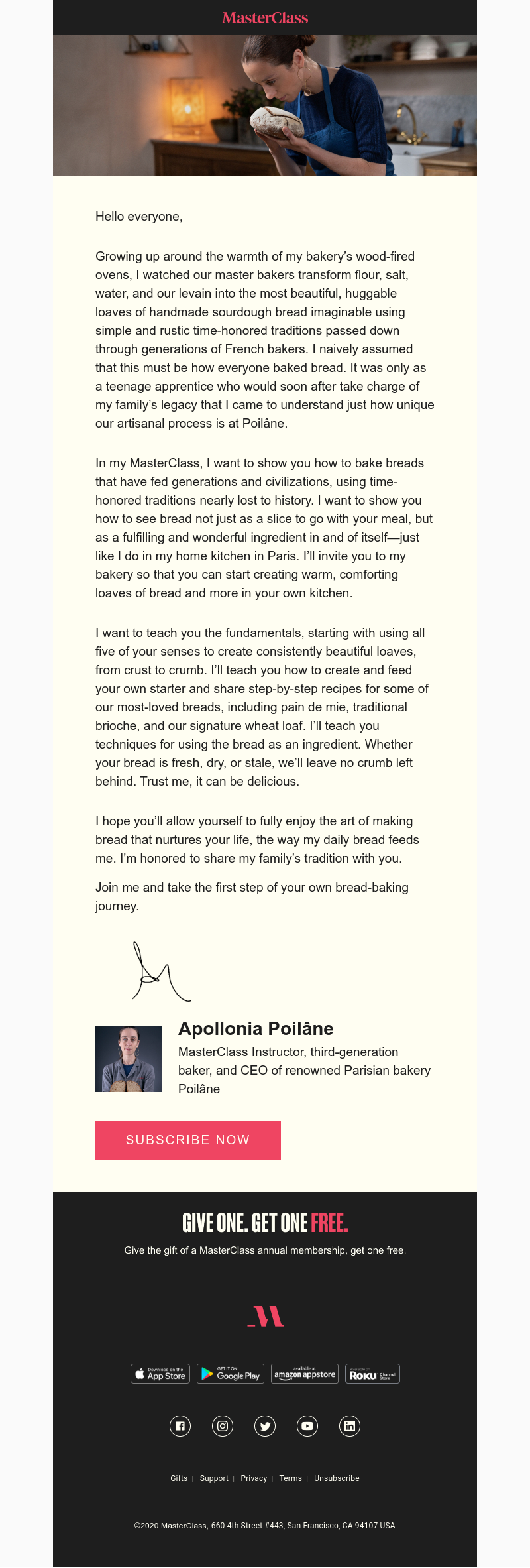  - My MasterClass on bread baking is here