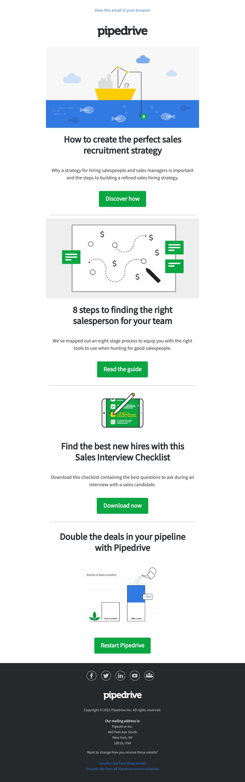 Pipedrive - Hire your dream sales team with the help of our free resources