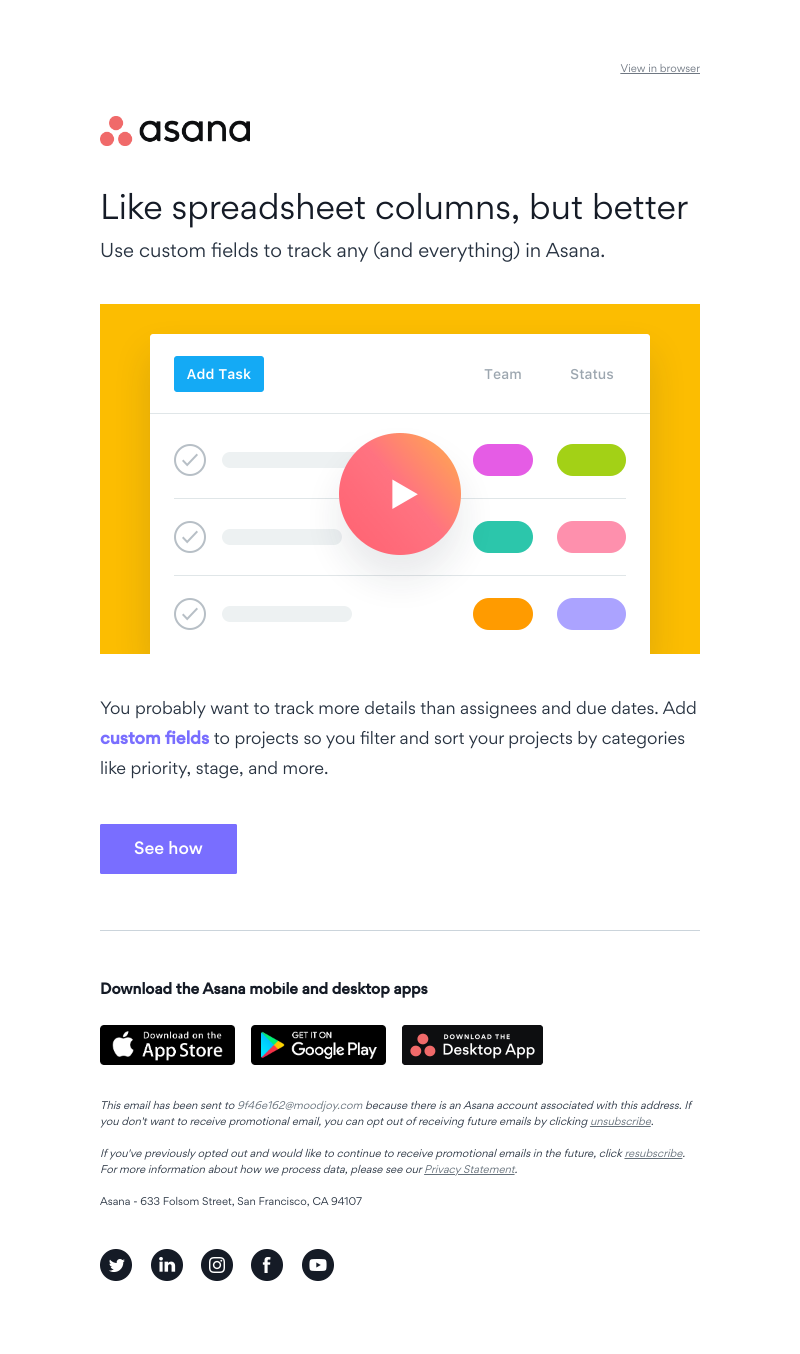 Asana - Trial tip: How to organize and track details