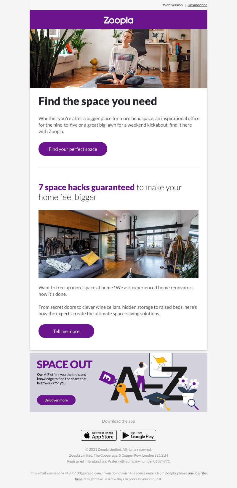 Zoopla - Find the space you need