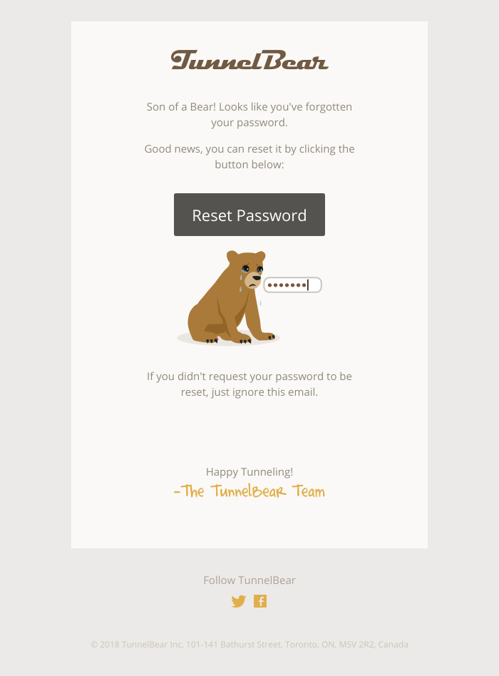  - Rawr! Forgot your password?